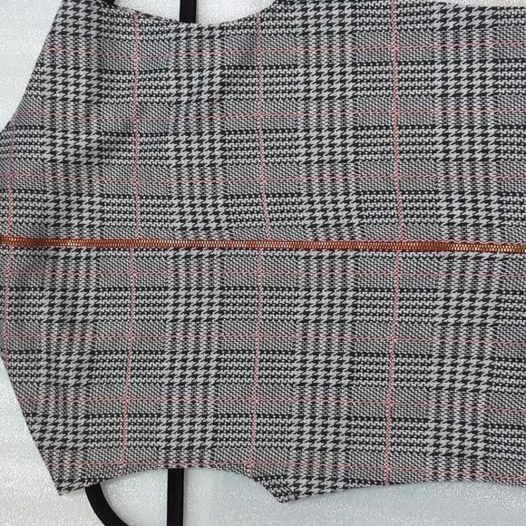 Rolla Coster Women's Black and White Patterned Split Neck Midi Dress Size M - Picture 3 of 7